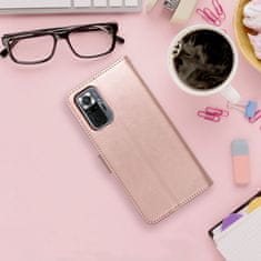 OEM MEZZO Knjižna torba za XIAOMI Redmi 9C / 9C NFC mandala zlato roza