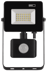 Emos ZS2322 LED reflektor SIMPO, PIR 20,5W, črn, nevtralna bela