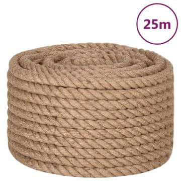 Vidaxl Vrv iz jute 25 m dolžina 24 mm debelina