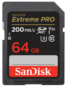 Extreme PRO SDXC spominska kartica, 64GB