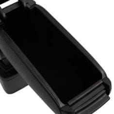 Vidaxl Naslon za roke za avto črn 14,5x31,5x(30-48) cm ABS