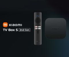 Xiaomi Mi TV Box S 2nd Gen medijski predvajalnik, 4K UHD, Google TV