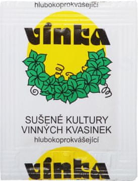 Vínka - posušene kulture vinskega kvasa 0,6 g - 25 kosov