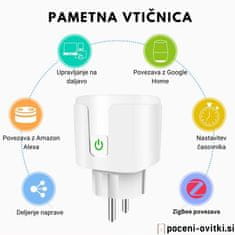 Aubess Pametna Vtičnica 20A - ZigBee