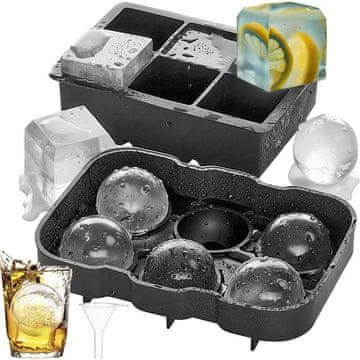 Ruhhy Silikonski stol v 2v1 - kocke + kroglice 21270