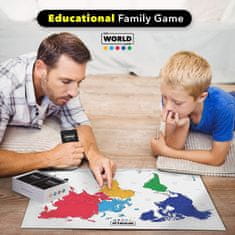 Pravi Junak igra s kartami The World Game - The Ultimate Geography Card Game angleška izdaja