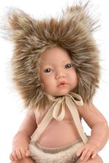 Llorens 63201 NEW BORN BOY - realistična dojenčkova lutka z vinilnim telesom - 31 cm