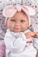Llorens 73901 NEW BORN DOLL - realistična dojenčkova lutka z vinilnim telesom - 40 cm