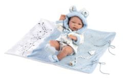 Llorens 73897 NEW BORN BOY - realistična dojenčkova lutka z vinilnim telesom - 40 cm
