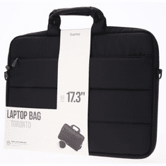 Hama torba za prenosni računalnik Toronto, 44 cm (17,3"), črna