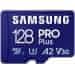 Samsung PRO Plus MicroSDXC 128 GB + adapter USB / CL10 UHS-I U3 / A2 / V30
