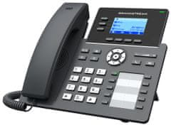 Grandstream GRP2604P/ telefon VoIP/ 2,48-palčni osvetljeni grafični zaslon/ 6x SIP/ 2x LAN/ PoE/ GDMS