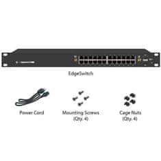 Ubiquiti Edge Switch 24 PoE - 24x GbE, 2x SFP, 24x PoE 24V/PoE+ (proračun PoE 220W)