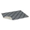 VetBed proti drsenju / Drybed siva z mrežo 100 x 75 cm, las 30 mm