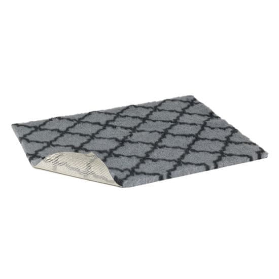 VetBed proti zdrsu / Drybed siva z mrežo 75 x 50 cm, las 30 mm