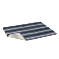 VetBed proti zdrsu / Drybed modre črte 75 x 50 cm, dlaka 30 mm