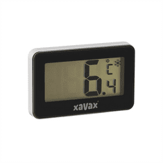 Xavax Xavaxov digitalni termometer za hladilnik/zamrzovalnik, črn