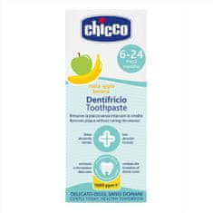 Chicco Fluoridna zobna pasta Apple-Banana 50ml, 6-24m