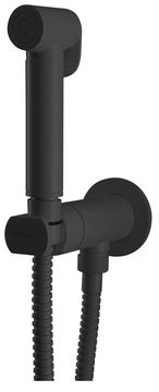 SAPHO Podometna črna mat bidetna pipa s progresivno kartušo in stop pršilom