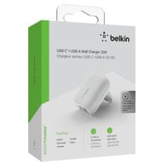 Belkin polnilec USB-A, USB-C, 220V, 32W