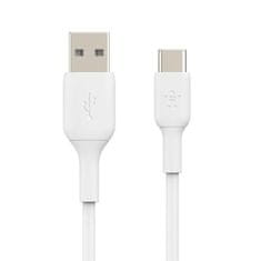 Belkin Boost Charge kabel, USB-A v USB-C, bel (CAB001bt1MWH)