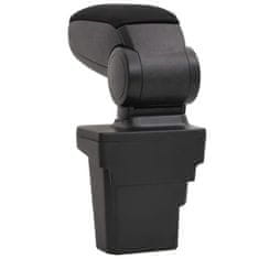 Vidaxl Naslon za roke za avto črn 17x32x(37-53) cm ABS
