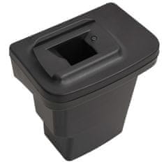 Vidaxl Naslon za roke za avto črn 17x32x(37-53) cm ABS
