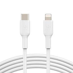 Belkin Boost kabel, USB-C na Lightning, bel (CAA003bt1MWH)