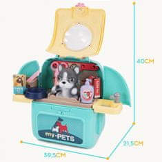 WOOPIE Pes Prenosni kozmetični salon 2v1 v nahrbtniku Transporter
