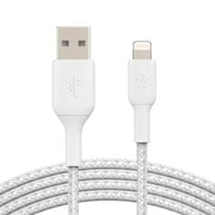 Belkin Boost Charge kabel, USB-A na Lightning, bel (CAA002bt2MWH)