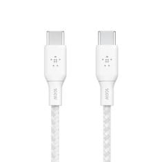 Belkin Boost Charge kabel, USB-C v USB-C, 100W, bel (CAB014bt2MWH)