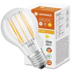 LEDVANCE Zatemnitvena LED žarnica E27 A60 11W = 100W 1521lm 2700K Topla bela 300° CRI90 Filament Superior