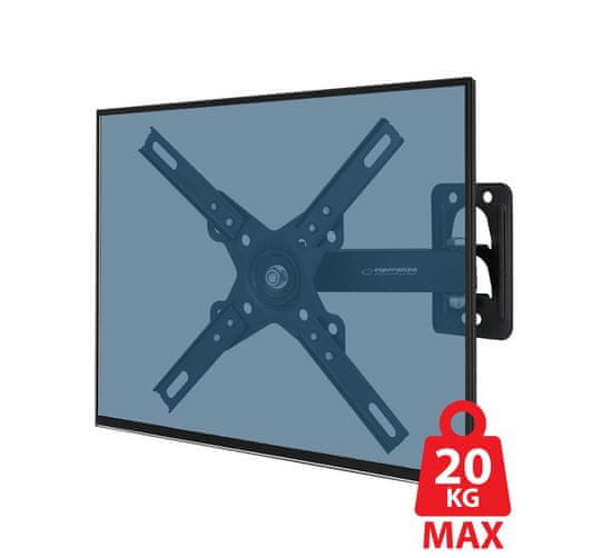 Esperanza Univerzalni gibljiv LCD in TV nosilec za ekrane 12-50″ do 20kg
