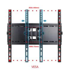 Esperanza Univerzalni gibljiv LCD in TV nosilec za ekrane 26-70″ do 55kg TITAN