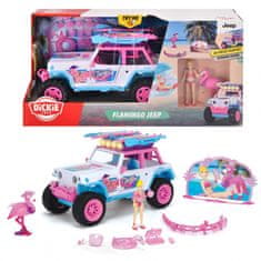 Dickie DICKIE Playlife Jeep Pink Drivez Flamingo avto 22cm