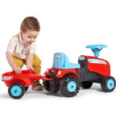 Falk Traktor GO rdeče barve s prikolico od 1 leta starosti