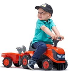 Falk Traktor Kubota Orange s prikolico + dodatki 1 leto in več