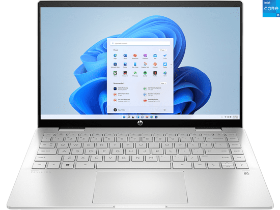 HP Pav X360 14-ek1000nm prenosnik, i5-1335U, 16GB, SSD1TB, 14FHD, W11H (8C6R8EA#BED)