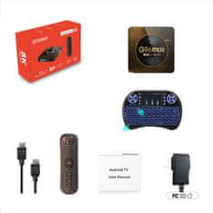 Farrot Smart TV Box G96 Max HD Android 13.0 Digitalni prizemni dekoder TV sprejemnik Set Top Box RK3528 Quad Core CPE 2-16G Media Player Podpora USB 3.0/3D/4K/8K + I8 brezžično mini tipkovnico