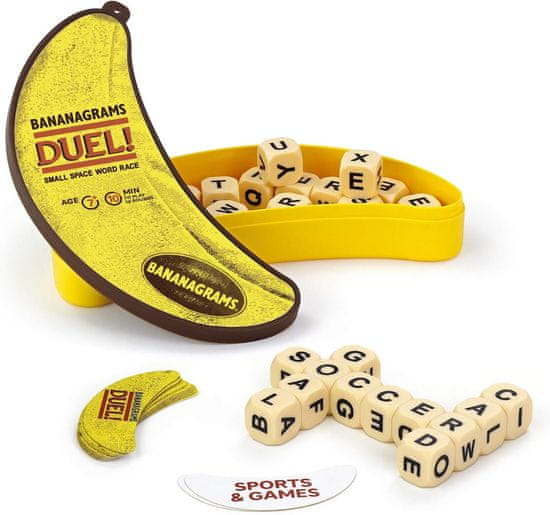 Asmodee družabna igra Bananagrams Duel! angleška izdaja