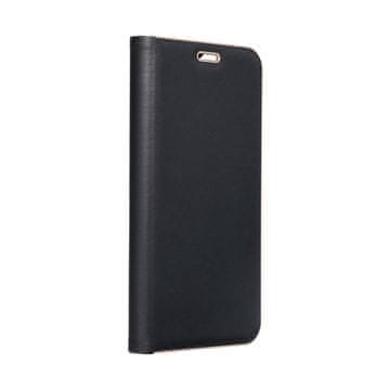 OEM LUNA Book Gold torbica za HUAWEI Mate 20 Lite črna