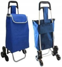 aptel Velik nakupovalni voziček in trdna torba na kolesih za stopnice