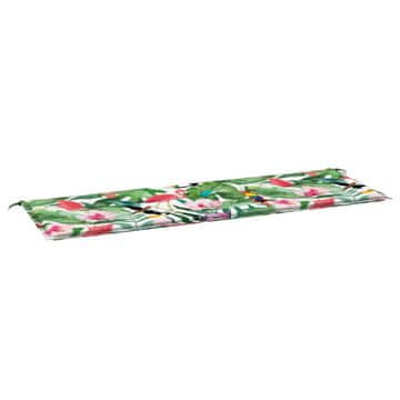 Vidaxl Blazina za vrtno klop večbarvna 150x50x4 cm oxford tkanina