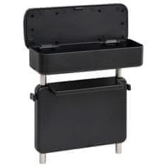 Vidaxl Naslon za roke za avto univerzalen črn 23x8x(30-38) cm ABS