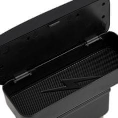 Vidaxl Naslon za roke za avto univerzalen črn 23x8x(30-38) cm ABS