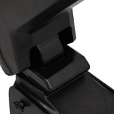 Vidaxl Naslon za roke za avto univerzalen črn 14x30x(32-48,5) cm ABS