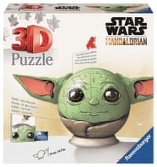 Ravensburger Puzzle-Ball Star Wars: Baby Yoda z ušesi sestavljanka, 72 kosov