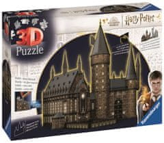 Ravensburger Harry Potter: Grad Bradavičarka - Velika dvorana (nočna izdaja) sestavljanka, 540 kosov