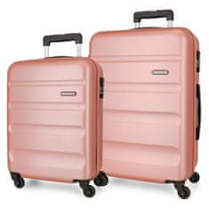 Jada Toys Komplet potovalnih kovčkov ABS ROLL ROAD FLEX Nude, 55-65cm, 584956C