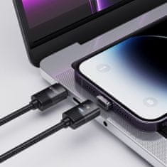 Tech-protect Ultraboost magnetni kabel USB-C - USB-C / Lightning 27W 3A 2m, črna